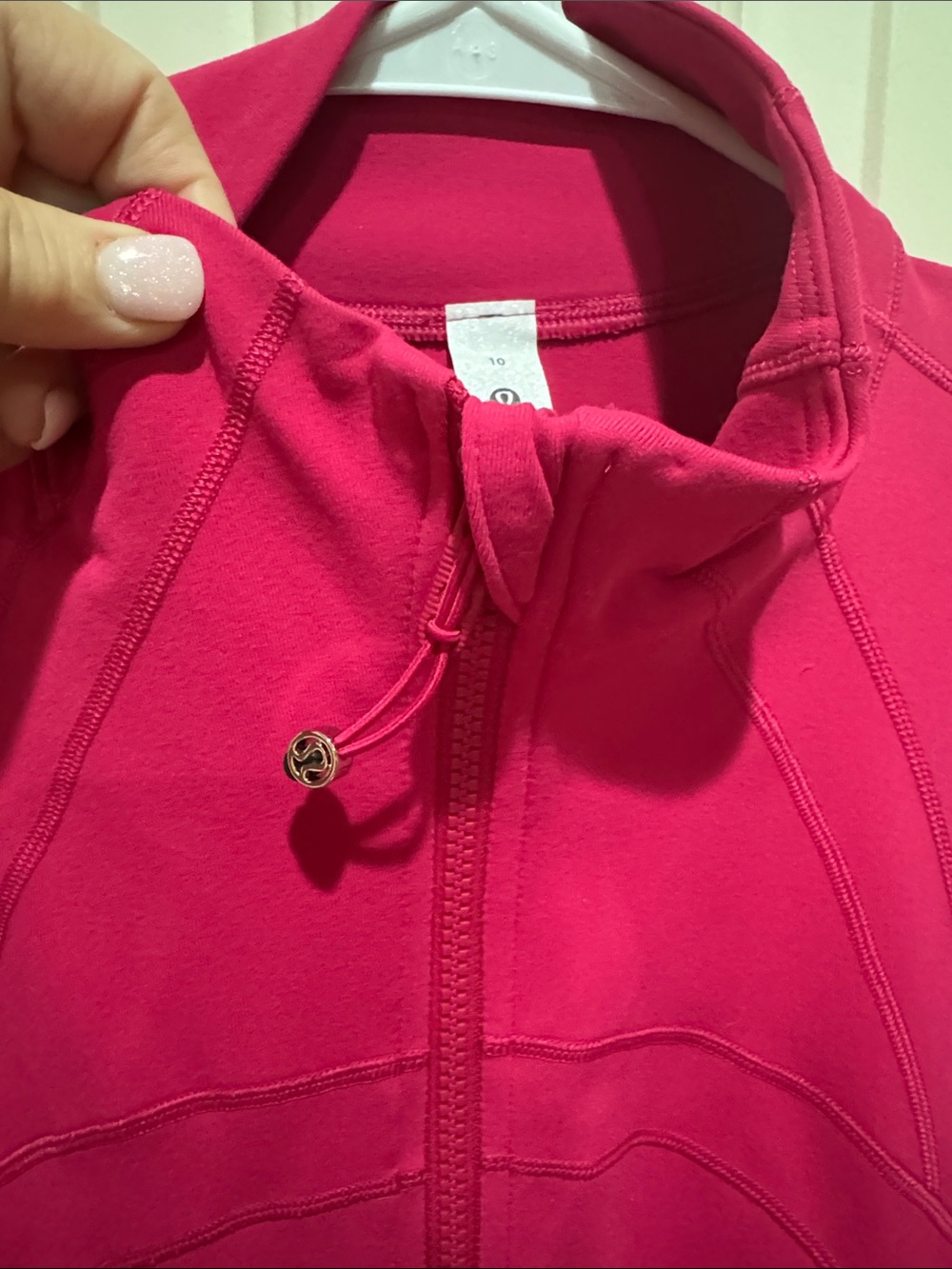 Brand New Lululemon Magenta Active Zip-Up Jacket - Picture 5 of 7